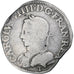 Francia, Charles IX, Teston, 1562, Nantes, Plata, BC+, Gadoury:429