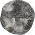 France, Louis XIII, 1/4 Ecu, 1629, Bayonne, Argent, TB+, Gadoury:27