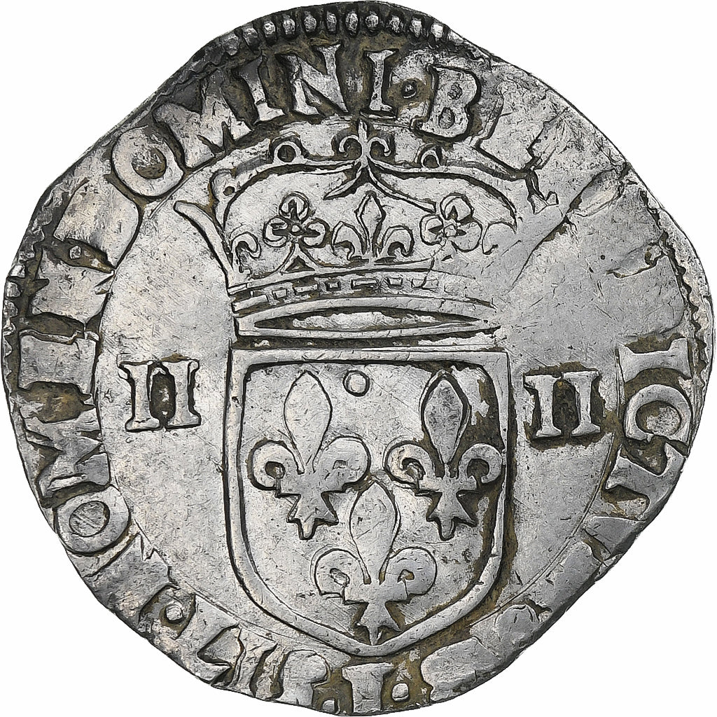 France, Louis XIII, 1/4 Ecu, 1629, Bayonne, Argent, TB+, Gadoury:27