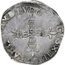 Frankrijk, Louis XIII, 1/4 Ecu de Béarn, 1629, Morlaas, Zilver, ZF+, Gadoury:30