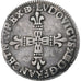 Frankrijk, Louis XIII, 1/4 Ecu de Béarn, 1610, Pau, Zilver, ZF, Gadoury:30