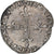 Francia, Henri IV, 1/4 Écu de Navarre, 1601, Saint-Palais, Argento, BB+