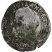 Francia, Henri III, 1/2 Franc, 1587, Nantes, Plata, BC, Gadoury:487