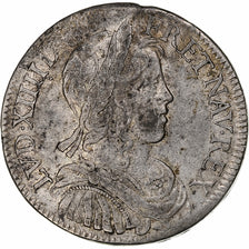 Francja, Louis XIV, 1/2 Écu à la mèche longue, 1652, Paris, Srebro