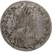 Francia, Louis XIV, 1/2 Écu à la mèche longue, 1652, Montpellier, Argento