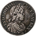 Francia, Louis XIV, 1/2 Écu à la mèche courte, 1643, Paris, Argento, MB+
