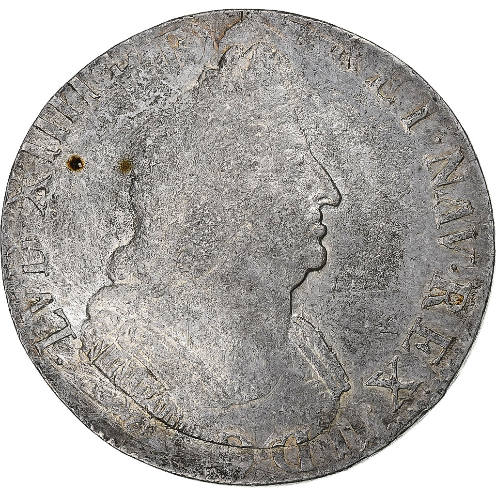 Francia, Louis XIV, Ecu aux 8 L, 1704, 2nd type, réformé, Argento, MB+