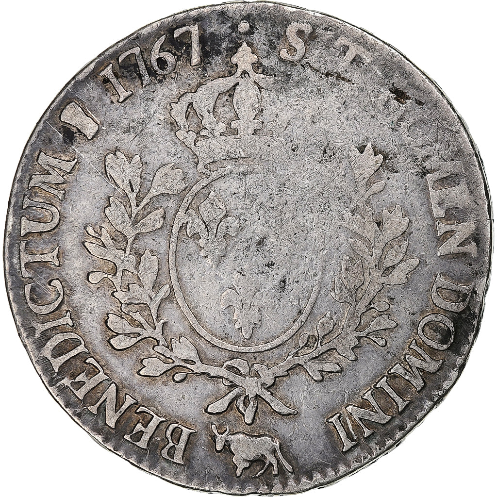 Frankrijk, Louis XV, Écu de Béarn au bandeau, 1767, Pau, Zilver, FR