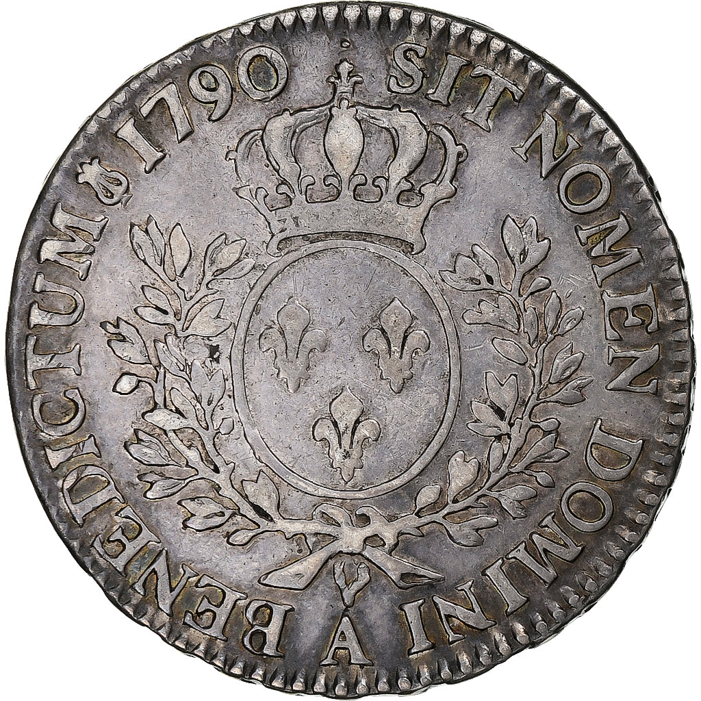 Frankreich, Louis XVI, 1/2 Ecu aux branches d'olivier, 1790, Paris, Silber, S+