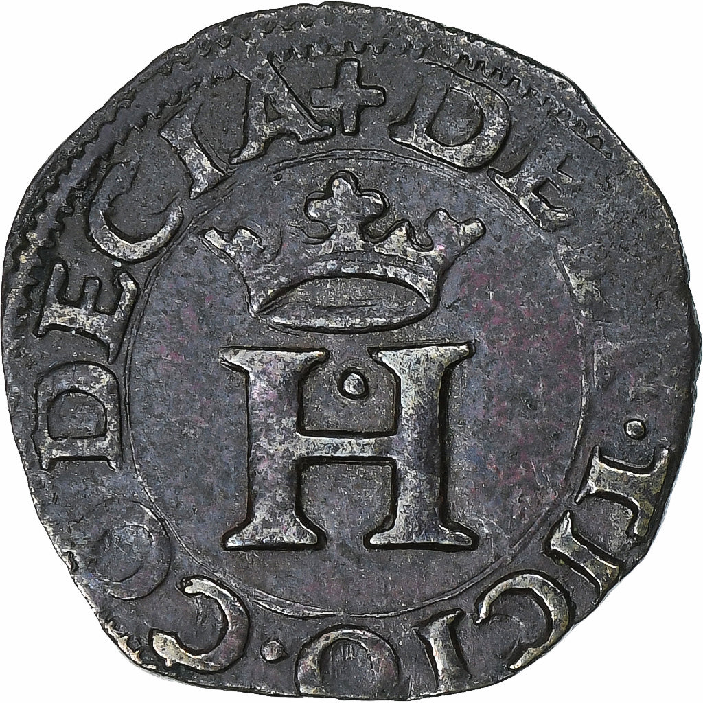 Italia, Comté de Desana, Delfino Tizzone, Liard, 1583, Passerano, Biglione