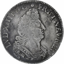 Francia, Louis XIV, 1/4 Ecu aux palmes, 1693, Paris, réformé, Argento, MB+
