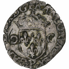 Frankreich, Charles X, Douzain aux deux C, 1593, Dijon, Billon, S+, Gadoury:514A