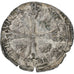 Francia, Henri IV, Douzain de Béarn, 1593, Morlaas, Vellón, BC+, Gadoury:570