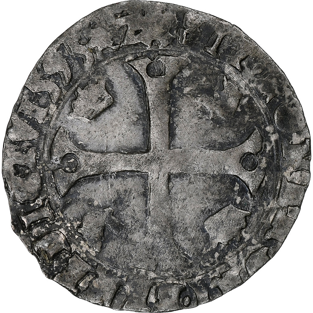 Francia, Henri IV, Douzain du Dauphiné, 1595, Grenoble, Biglione, MB+