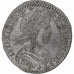 France, Louis XIV, 1/12 Ecu à la mèche longue, 1659, Lyon, Silver, EF(40-45)