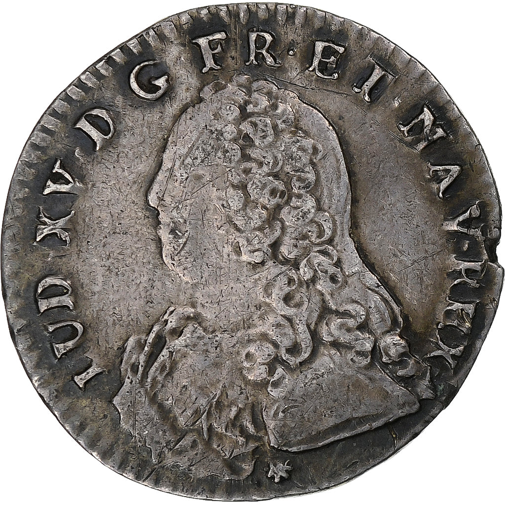 Frankrijk, Louis XV, 1/10 Écu aux branches d'olivier, 1731, Lyon, Zilver, ZF