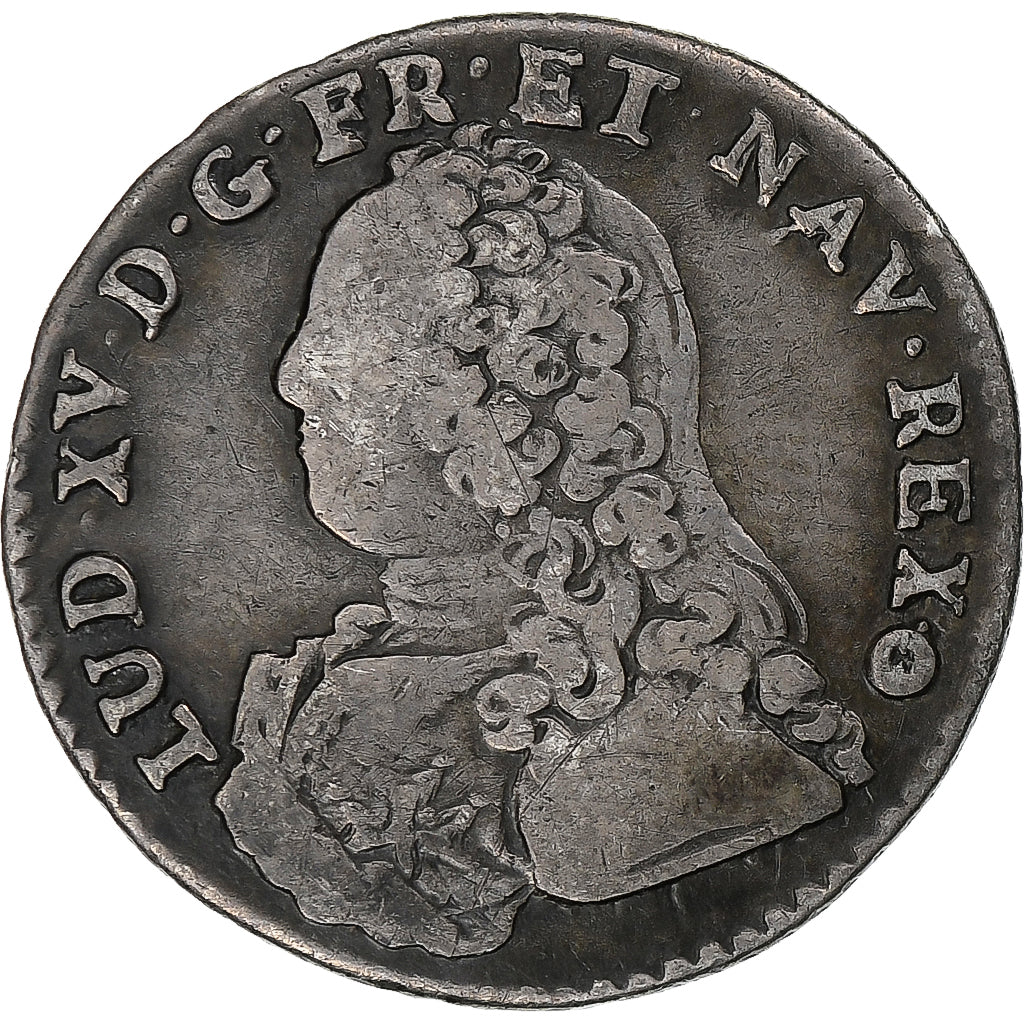 Frankrijk, Louis XV, 1/10 Écu aux branches d'olivier, 1731, Metz, Zilver, FR+