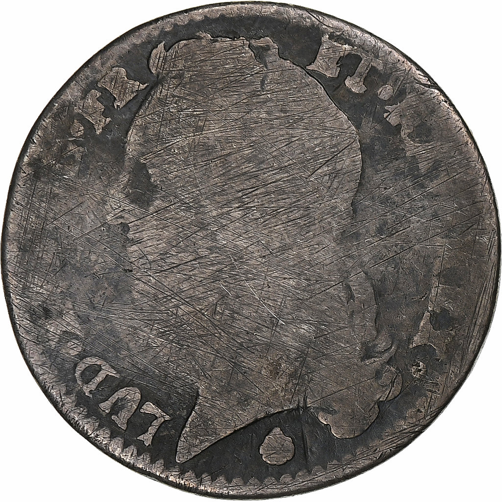 Frankrijk, Louis XV, 1/5 Écu aux branches d'olivier, 1764, Perpignan, Zilver