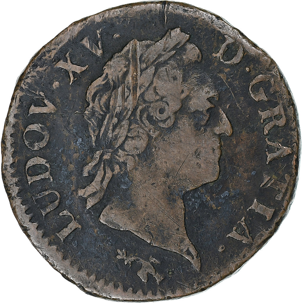 Frankrijk, Louis XV, Sol à la vieille tête, 1769, Besançon, Koper, FR+