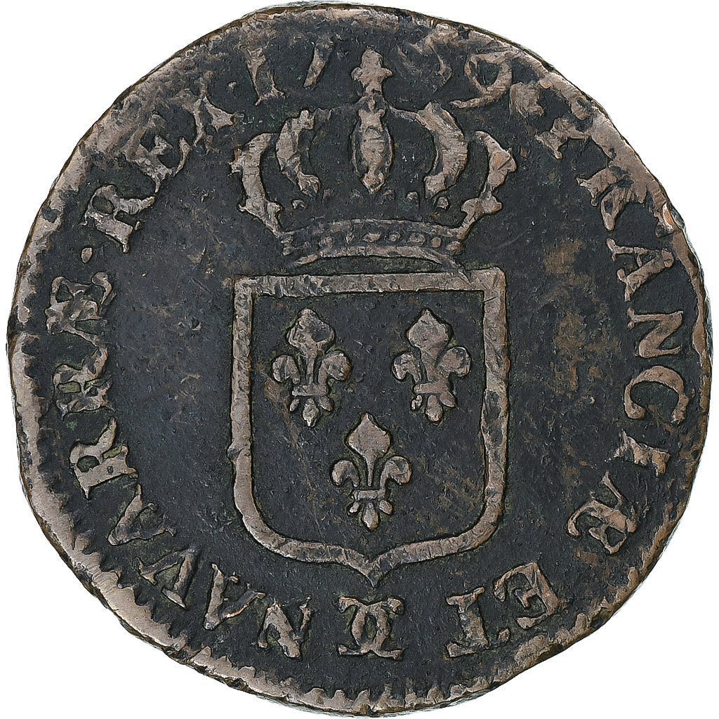 Frankrijk, Louis XV, Sol à la vieille tête, 1769, Besançon, Koper, FR+