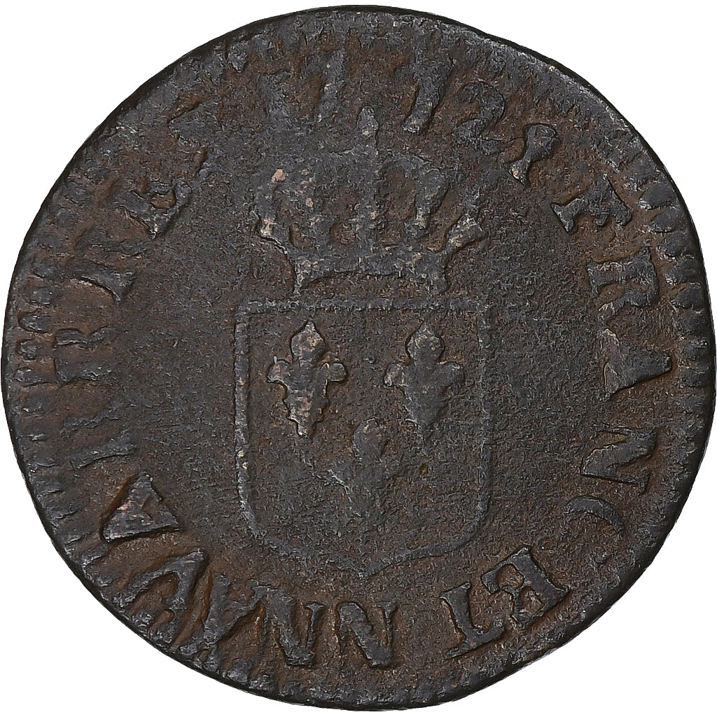 Frankrijk, Louis XV, Liard à la Vieille Tête, 1772, Montpellier, Koper, FR+