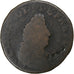 Frankrijk, Louis XIV, 4 Deniers, 1696, Strasbourg, Koper, FR, Gadoury:83