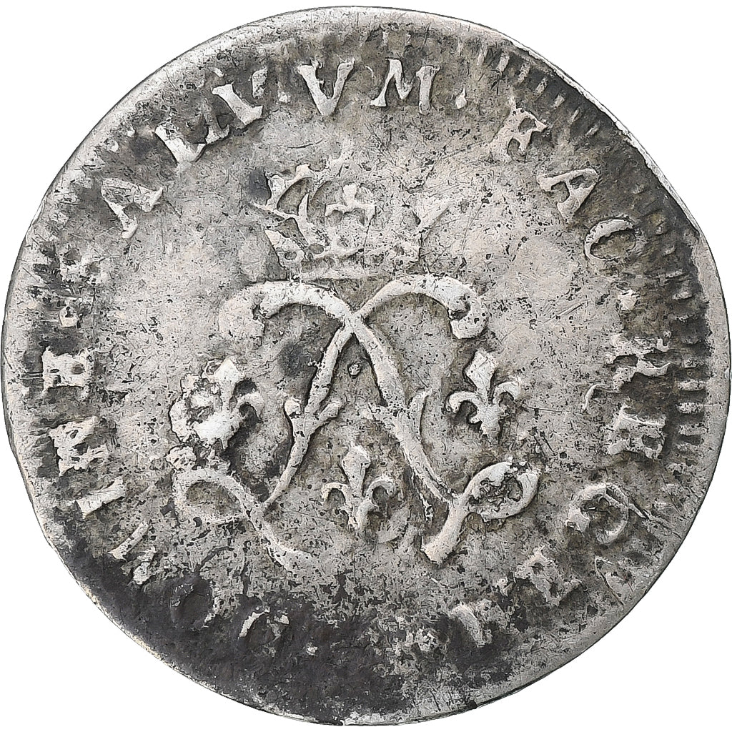 Frankrijk, Louis XIV, 4 Sols aux 2 L, 1692, Zilver, FR+, Gadoury:106