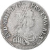 Frankrijk, Louis XIV, 1/12 Ecu à la mèche courte, 1644, Paris, Zilver, FR+
