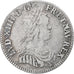 France, Louis XIV, 1/12 Ecu à la mèche courte, 1644, Paris, Silver, VF(30-35)
