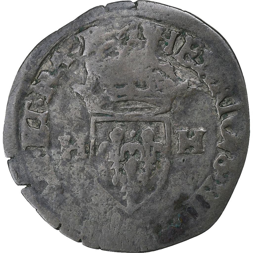Frankrijk, Louis XIII, Quinzain (Douzain contremarqué), Billon, FR, Gadoury:21