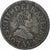 França, Louis XIII, Double Tournois, 1611, Paris, Cobre, VF(30-35), Gadoury:5