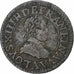 Frankreich, Louis XIII, Double Tournois, 1611, Paris, Kupfer, S+, Gadoury:5