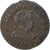 France, Louis XIII, Double Tournois, 1614, Amiens, Copper, VF(30-35), Gadoury:7