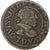 Francia, Louis XIII, Double Tournois, 1628, Lyon, Cobre, BC+, Gadoury:8