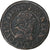 France, Louis XIII, Double Tournois, 1629, Lyon, Copper, EF(40-45), Gadoury:8