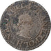 França, Henri III, Denier Tournois, Paris, Couronne, Cobre, VF(20-25)