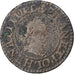 Francia, Henri III, Denier Tournois, Paris, Couronne, Rame, MB, Gadoury:450