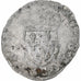 Francia, Charles IX, Sol Parisis, 1569, Montpellier, Vellón, BC+, Gadoury:414