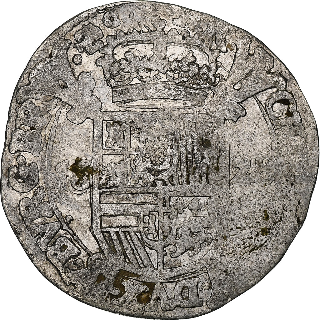 Spanish Netherlands, Duchy of Brabant, Philip IV, Escalin, 1628, Anvers