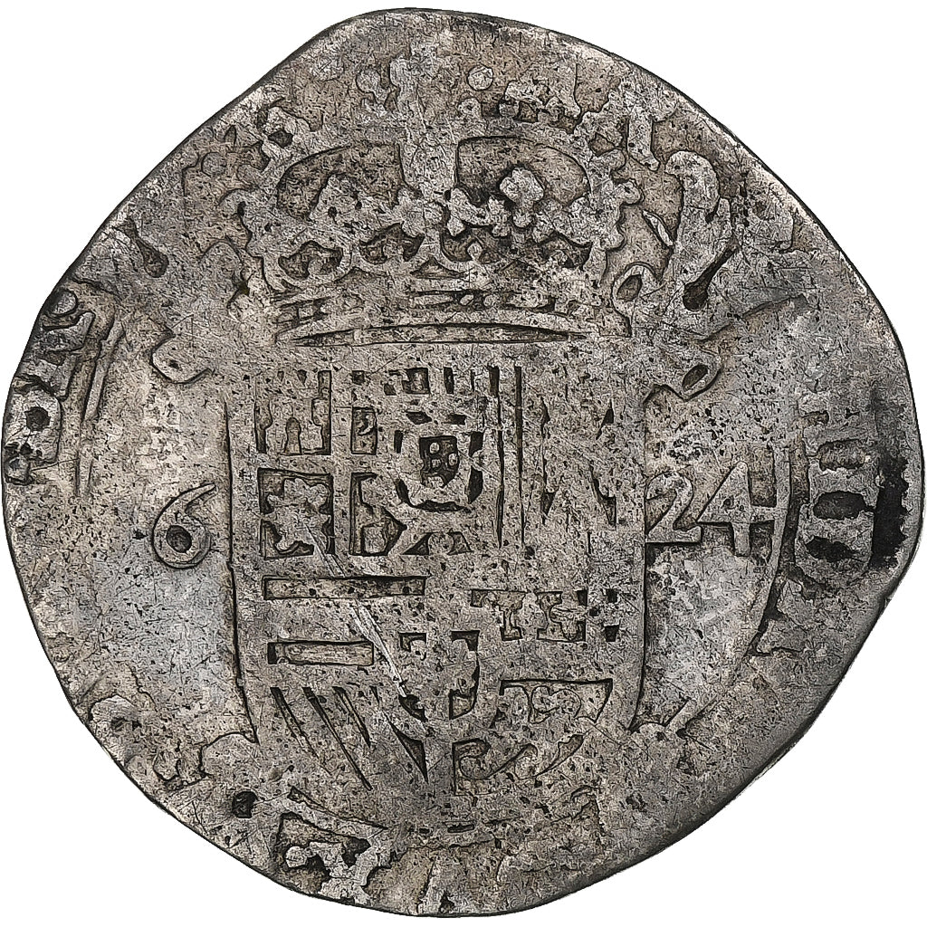 Paesi Bassi Spagnoli, duché de Brabant, Philip IV, Escalin, 1624, Brussels