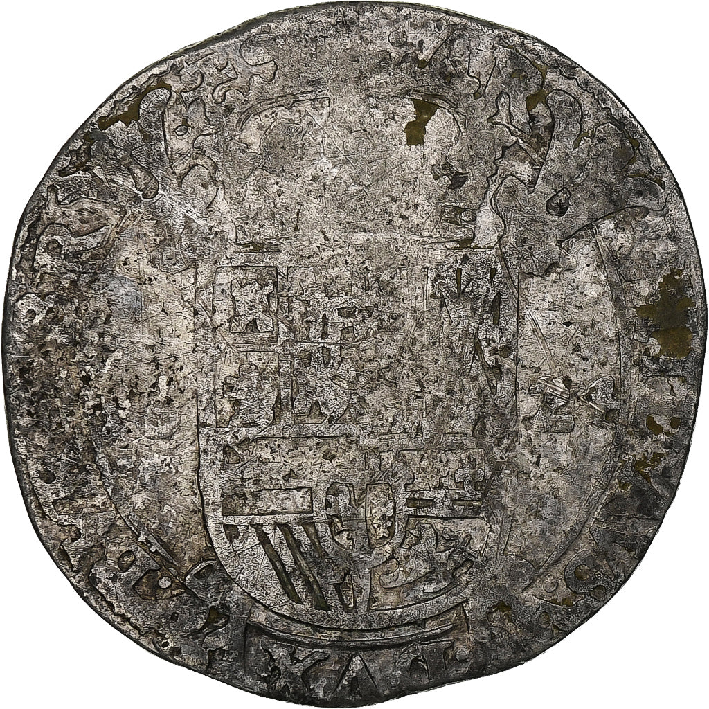 Spanish Netherlands, Duchy of Brabant, Philip IV, Escalin, 1624, Silver
