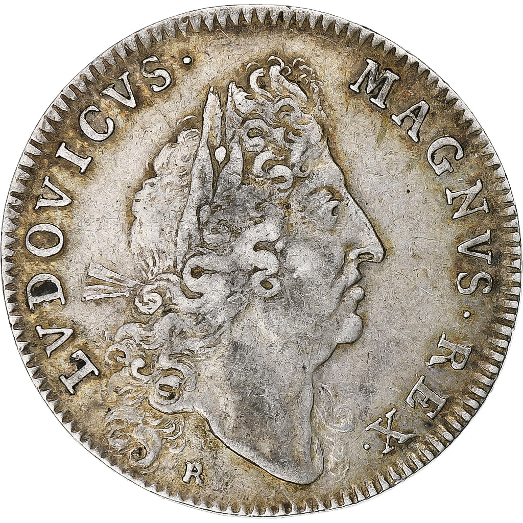 Francia, ficha, Louis XIV, Ville de Chartres, 1689, Argento, BB