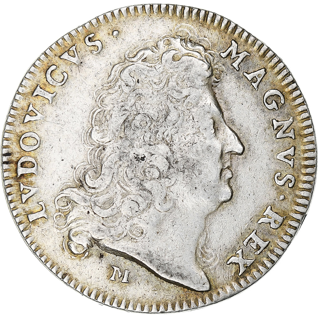 France, Token, Louis XIV, Bâtiments du Roi, 1686, Silver, EF(40-45)