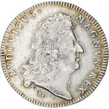 France, Token, Louis XIV, Bâtiments du Roi, 1686, Silver, EF(40-45)
