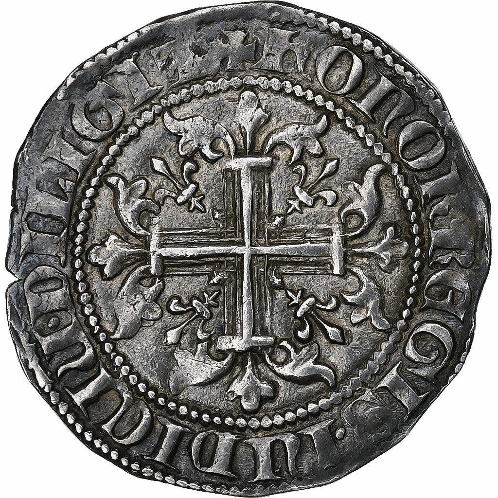 County of Provence, Robert d'Anjou, Carlin, 1309-1343, Silver, AU (55-58)
