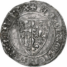 Itália, Kingdom of Naples, Charles II d'Anjou, Silver Salut, 1285-1302, Naples