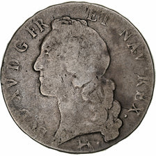 França, Louis XV, Écu au bandeau, 1749, Bayonne, Prata, VF(20-25), Gadoury:322