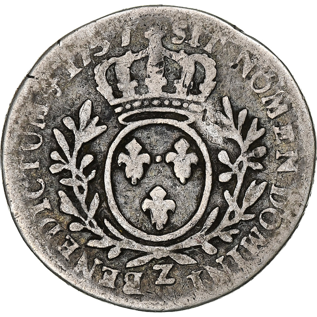 Frankrijk, Louis XV, 1/10 Écu aux branches d'olivier, 1737, Grenoble, Zilver