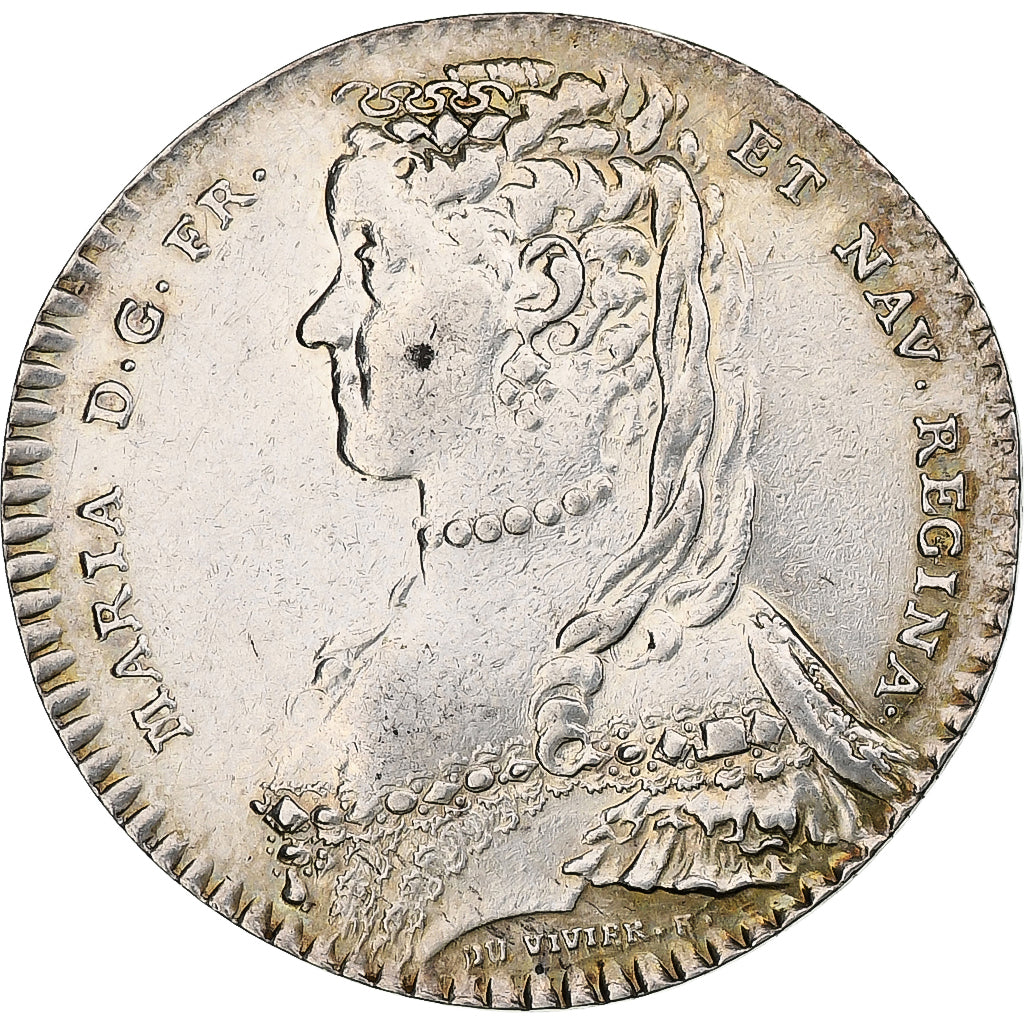 Frankreich, betaalpenning, Marie Lesczinska, Maison de la Reine, 1751, Silber