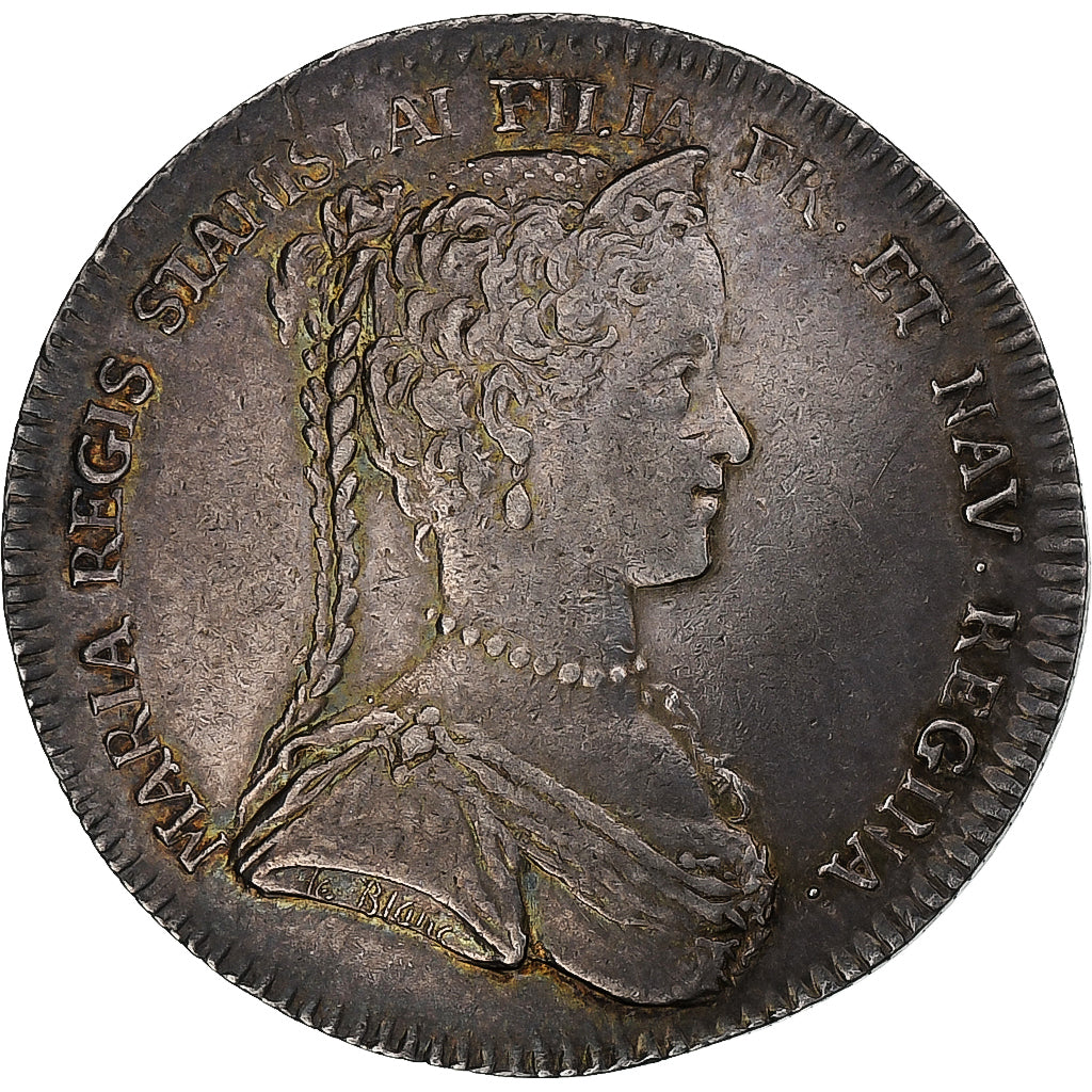France, Token, Marie Lesczinska, Maison de la Reine, 1726, Silver, AU(50-53)